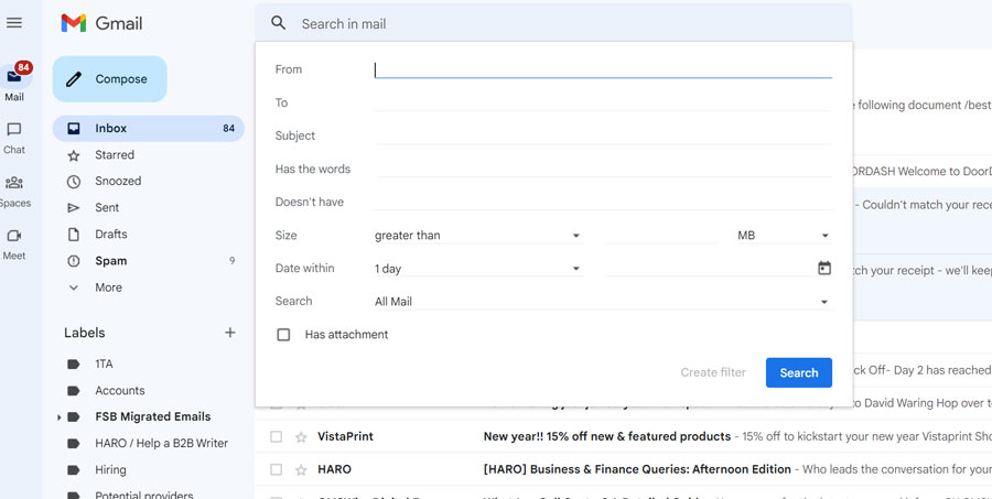 Tips and tricks for sorting and filtering emails in Gmail