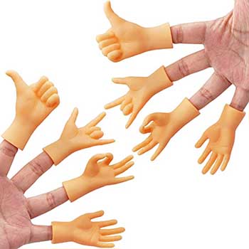 Tiny Hands Finger Puppets, Realistic Feeling Tiny Finger Hands