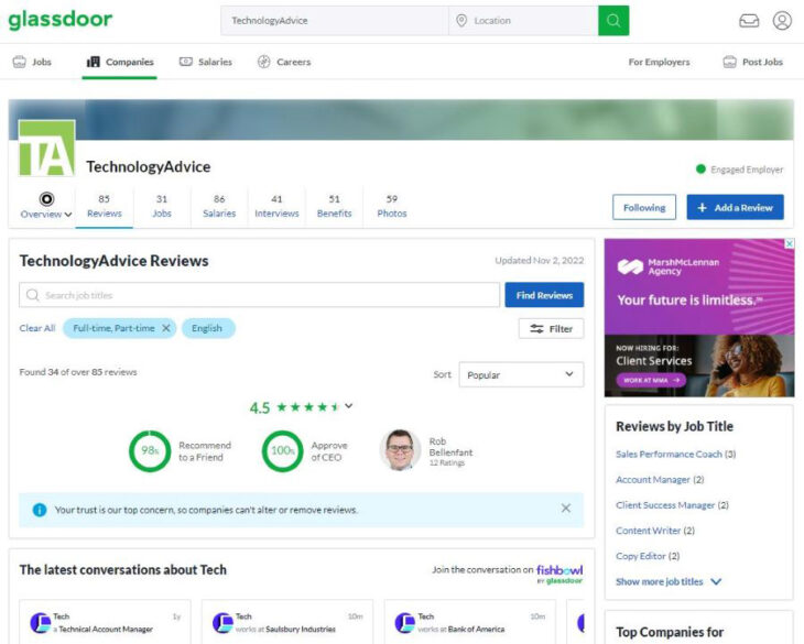 Glassdoor Review Is It Right For Your Business