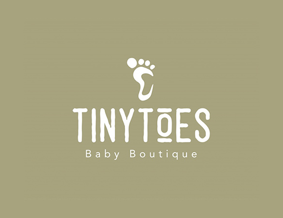 Logo for a baby boutique designed by Looka