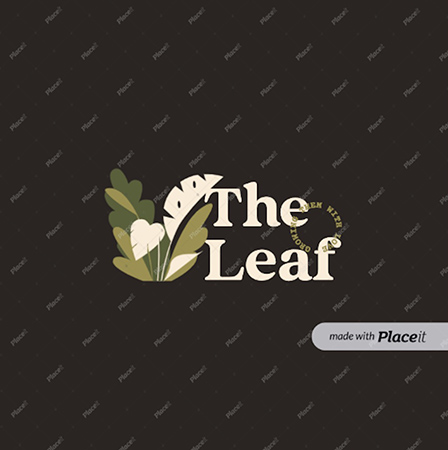 logo template for a florist shop designed by Placeit