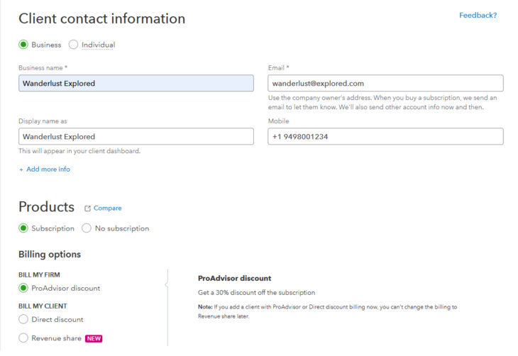 QuickBooks ProAdvisor Preferred Pricing Program