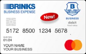 Brink’s Business Expense Card sample