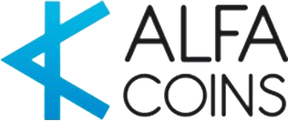 Alfa coins logo.