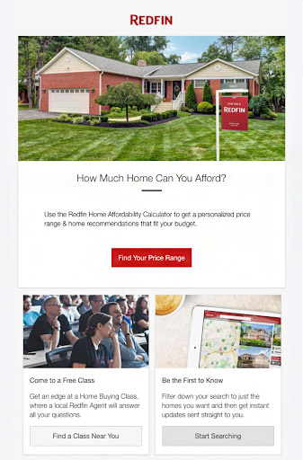 Real estate agent email with links to interesting news articles