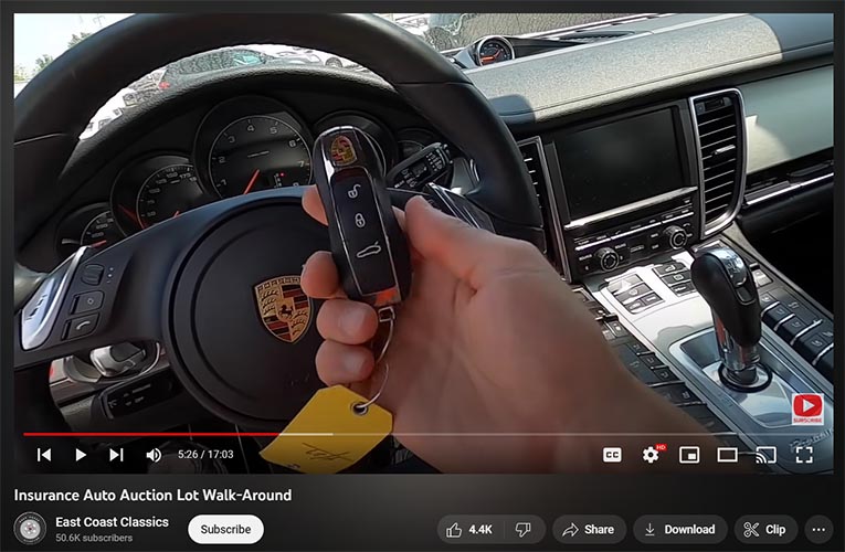 Example of Youtube video for automotive business