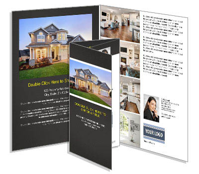 Luxury listing brochure example.
