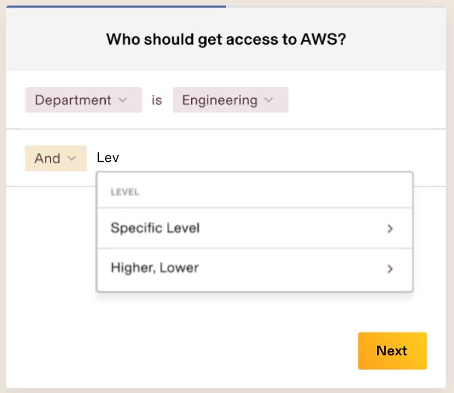 workflow level box per department