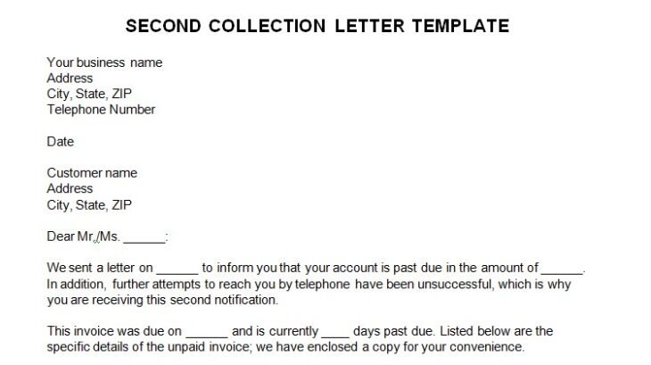 How To Write A Collection Letter Free Templates 
