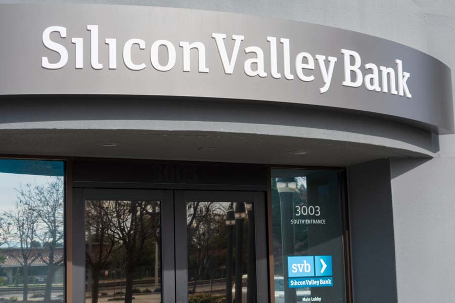 Front Door of Silicon Valley Bank