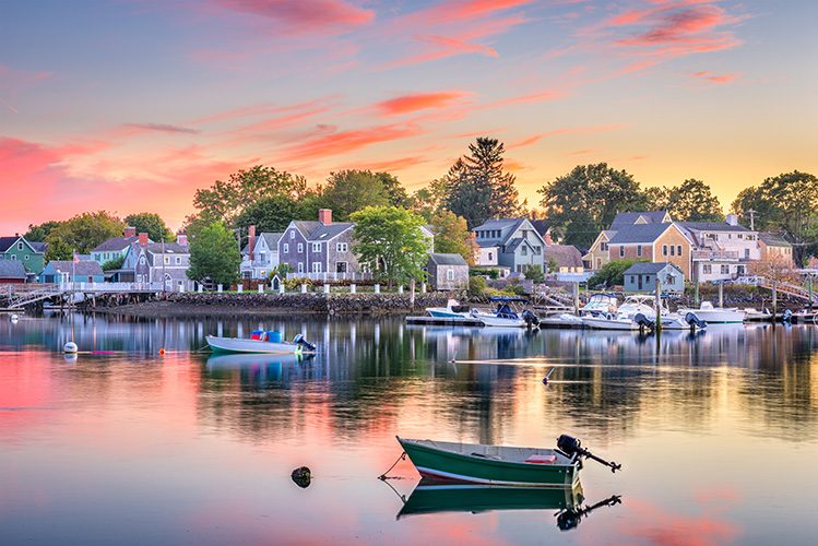 Picture of the Portsmouth, New Hampshire shoreline