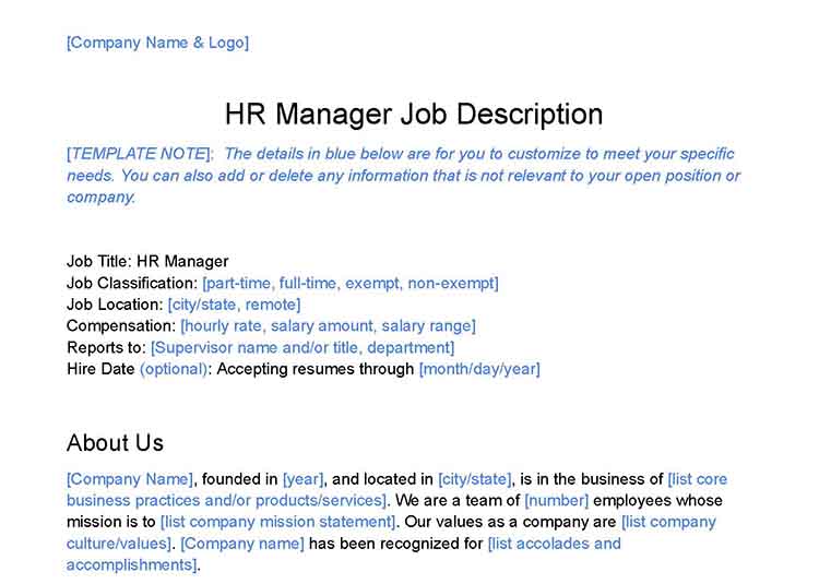 Hiring An Hr Manager In 7 Steps 7301