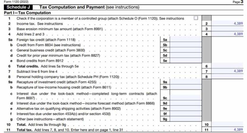 How To Fill Out Form 1120 (With Example)