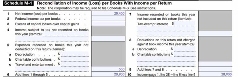 How To Fill Out Form 1120 (With Example)