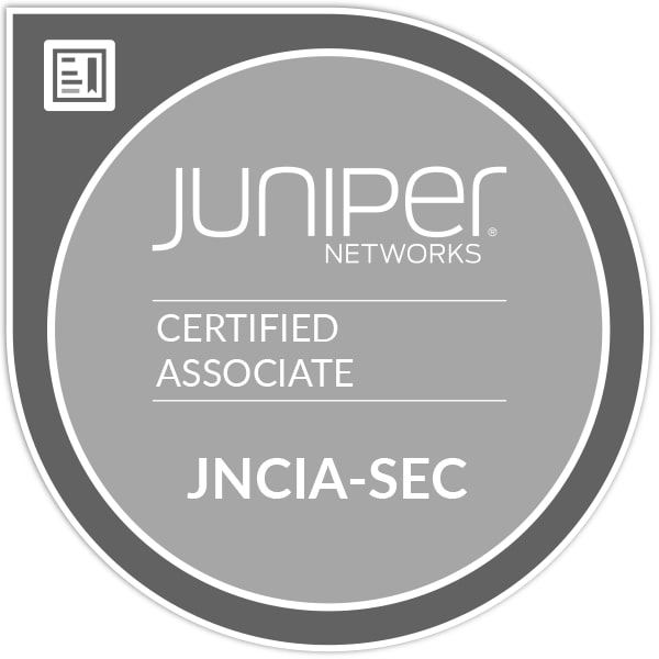 Sample of the Juniper Networks Associate certification
