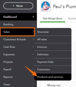 how To Set Up The products And services List In quickbooks online how To Set Up The products And services List In quickbooks online