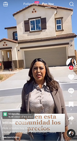 Real estate agent TikTok post repurposed on multiple platforms