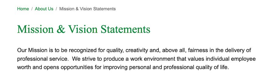 Curbside Landscape mission statement taken from their website.