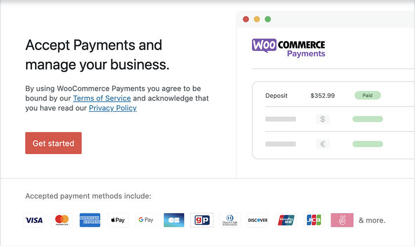 How to set up accepted payment methods in WooCommerce online stores.