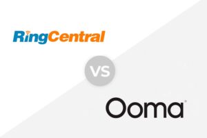 RingCentral vs Ooma logo.
