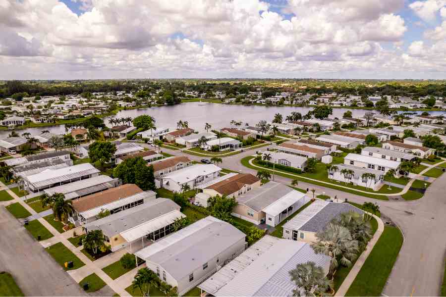 Mobile home community in Florida