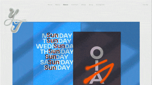 An example of a blog built on Squarespace