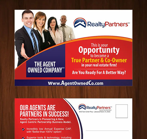 99designs hiring real estate agent flyer template