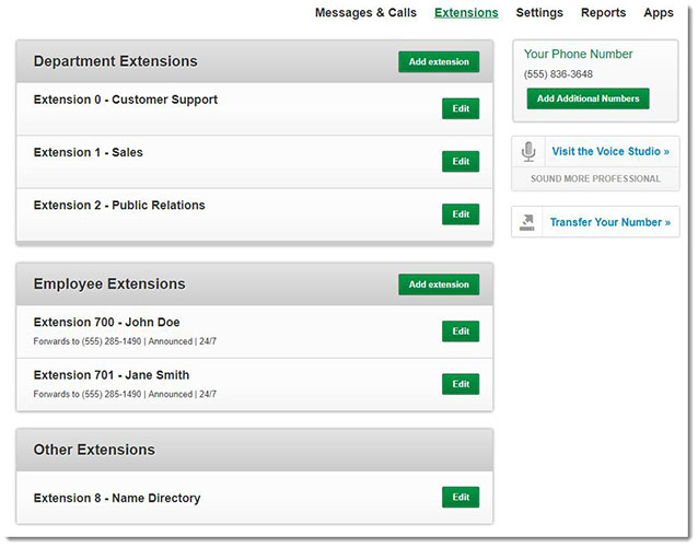 Screenshot of Grasshopper's extension settings interface