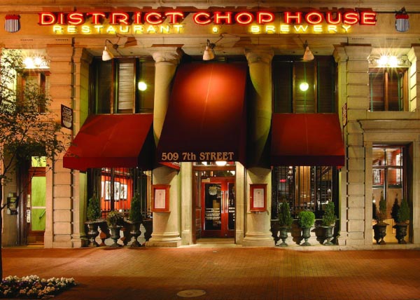 Exterior of the District ChopHouse in Washington, D.C.