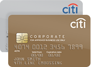 Citi Corporate Card sample