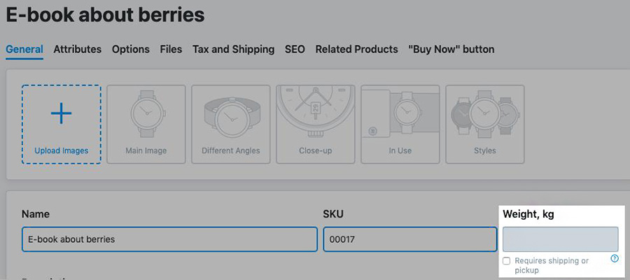 Adding digital products to Ecwid store disabling shipping or pickup