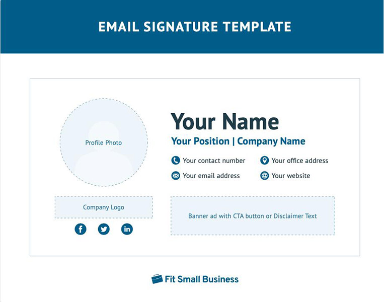 Preview of Email Signature Template