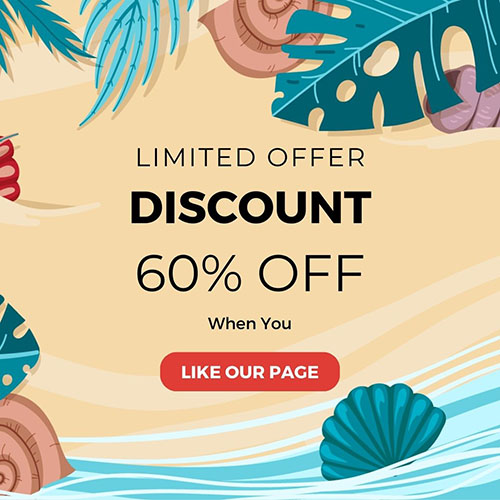 Coupon for discount in exchange for page like