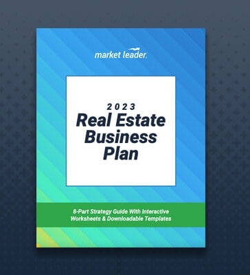 Screenshot of Market Leader real estate business plan.