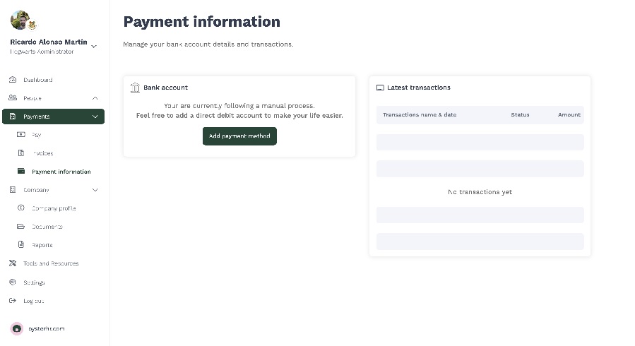 Oyster's payment module