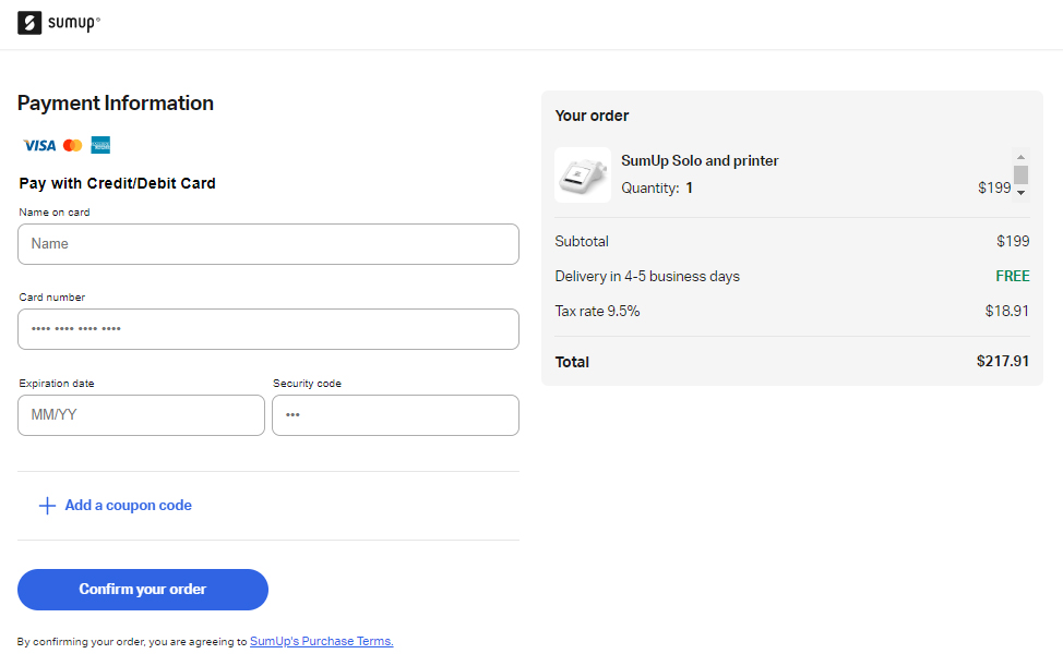 SumUp Review: Pricing, Features, Pros & Cons