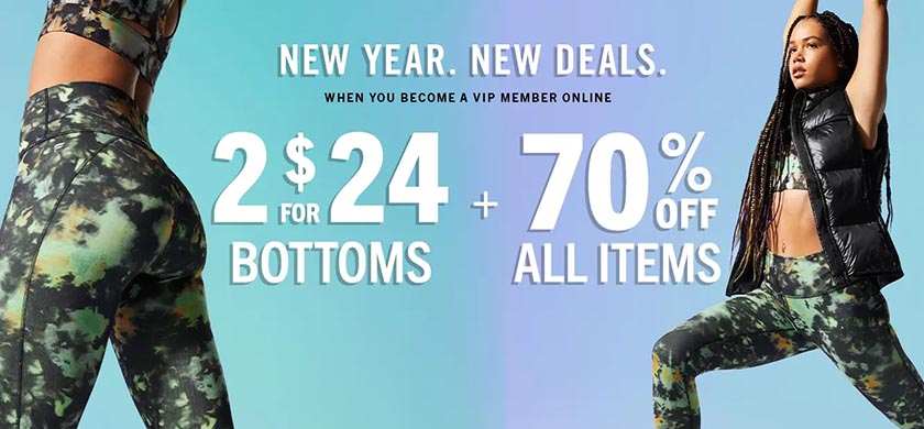 Fabletics has mastered the art of penetration pricing with its enticing sign up offers.