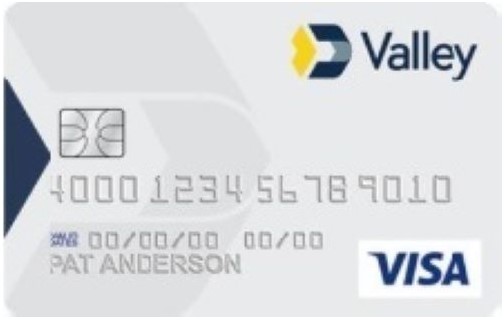 Valley Visa Secured Business Credit Card sample