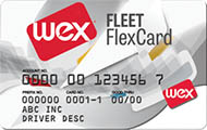 WEX FlexCard sample.