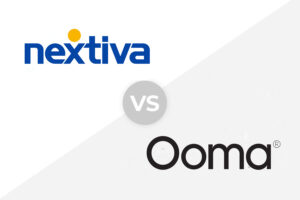 The Nextiva and Ooma logos.