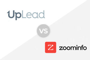 The Uplead and ZoomInfo logos.