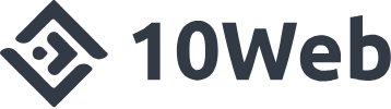 The 10Web logo.