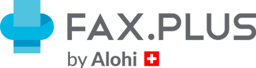 The FAX.PLUS logo.