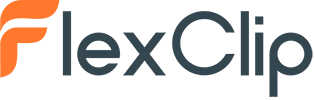 The FlexClip logo.