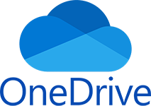 The Microsoft OneDrive logo.