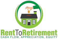 The Rent To Retirement logo.