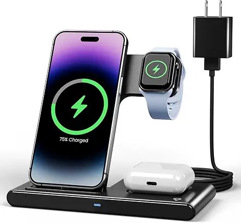 3-in-1 wireless charging station.