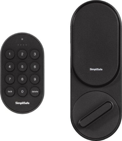 Black SimpliSafe's Smart Lock