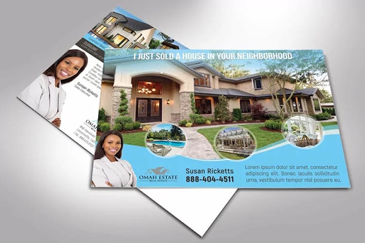 Sample EDDM mail advertising a realtor.