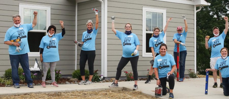 Habitat for Humanity volunteers.